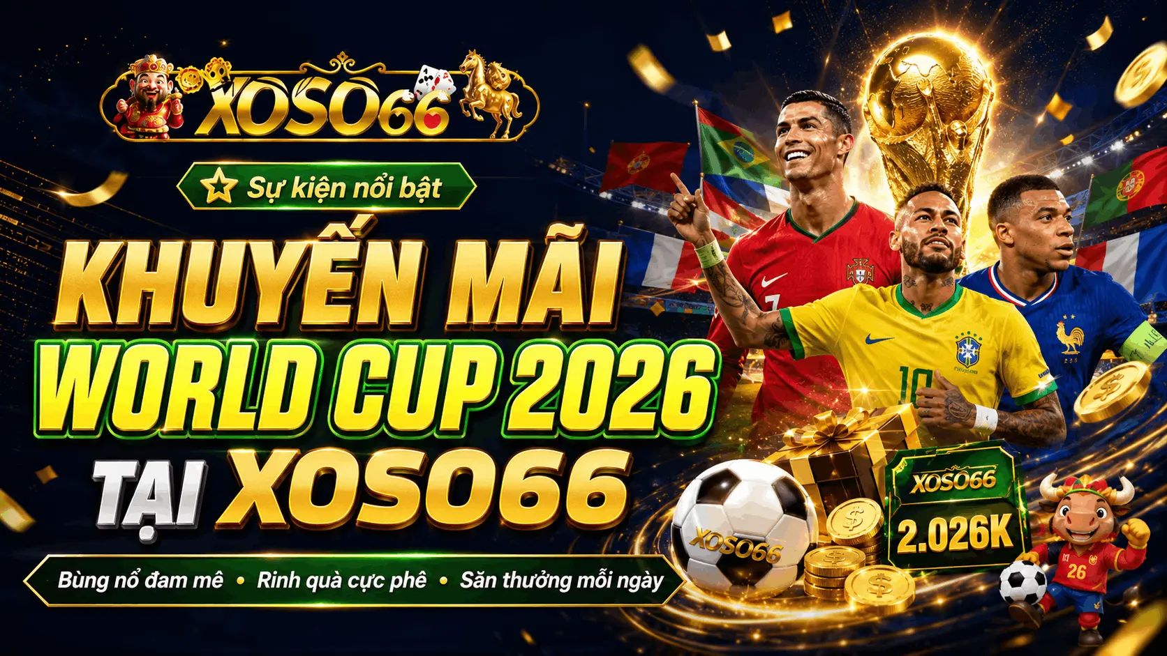 Xoso66 3 Xoso66 Khuyến Mãi Chào Mừng Worldcup 2026